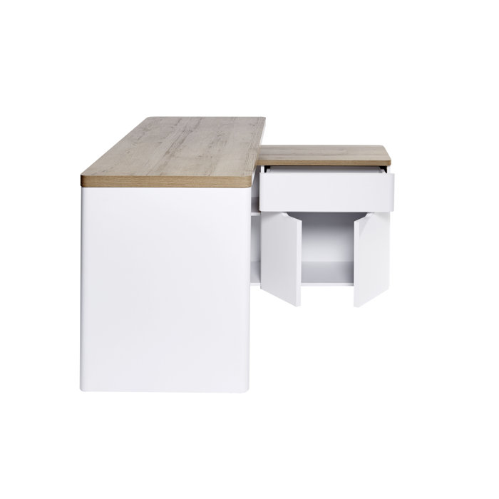 Bless international Cuuba Libre LShape Desk & Reviews Wayfair